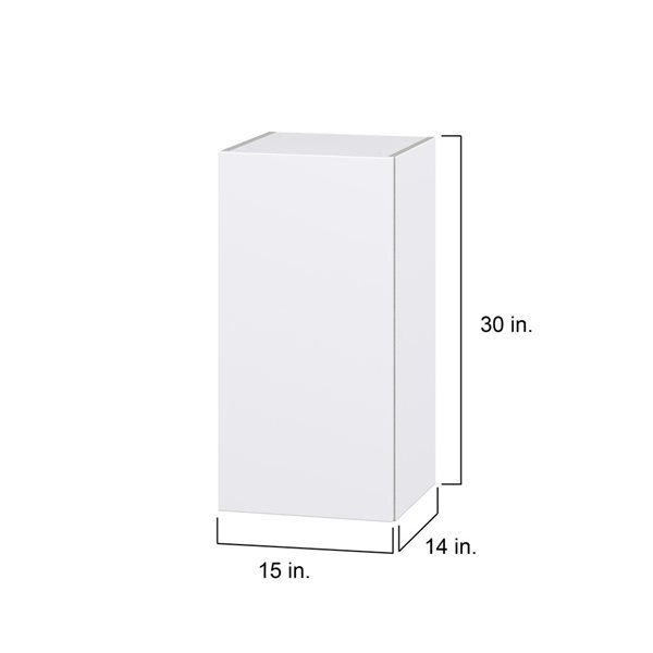 Surfaces 16-in W x 28-in H Rigid Finished Square Wall Cabinet Door (Fits  18-in x 30-in wall box)