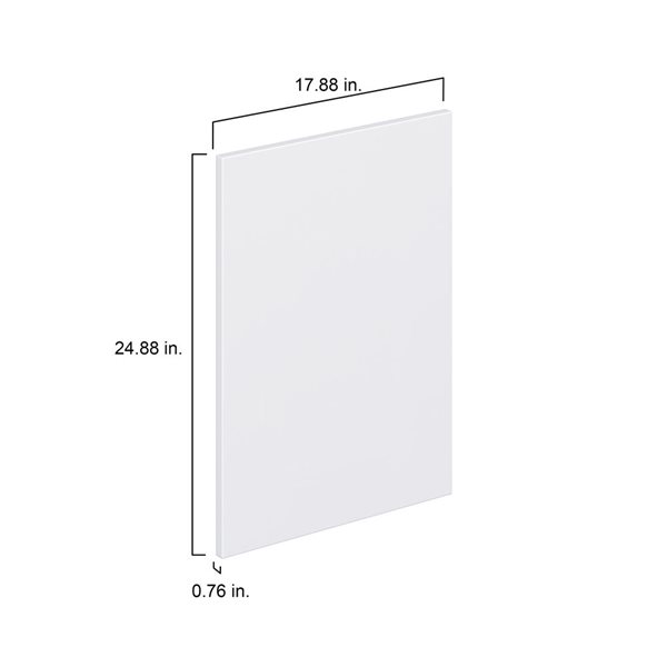 Hugo&Borg Lasalle 17.88 x 24.88 x 0.75-in Cabinet Door Front - White