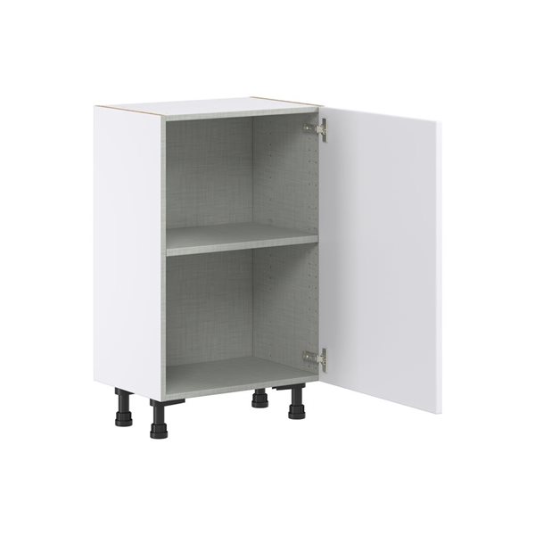 Hugo&Borg Lasalle 21 x 34.5 x 14.88-in Glacier White Door Base Semi-Custom Cabinet