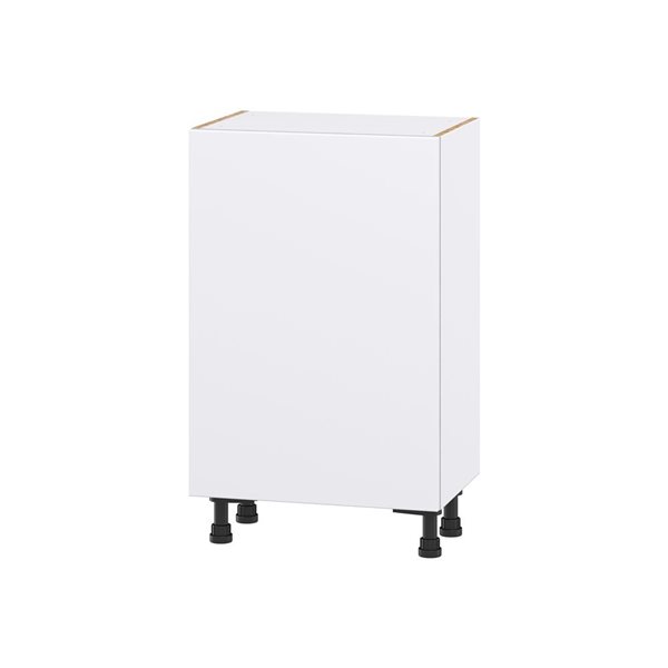 Hugo&Borg Lasalle 21 x 34.5 x 14.88-in Glacier White Door Base Semi-Custom Cabinet