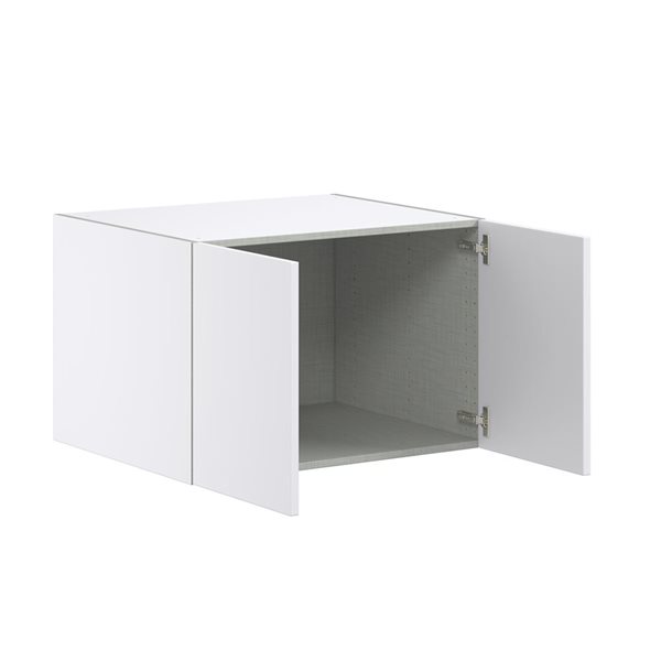 Hugo&Borg Lasalle 30 x 20 x 24.88-in Glacier White Door Wall Semi-Custom Cabinet