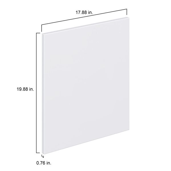 Hugo&Borg Lasalle 17.88 x 19.88 x 0.75-in Cabinet Door Front - White