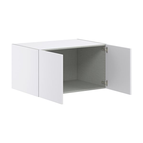 Hugo&Borg Lasalle 36 x 20 x 24.88-in Glacier White Door Wall Semi-Custom Cabinet