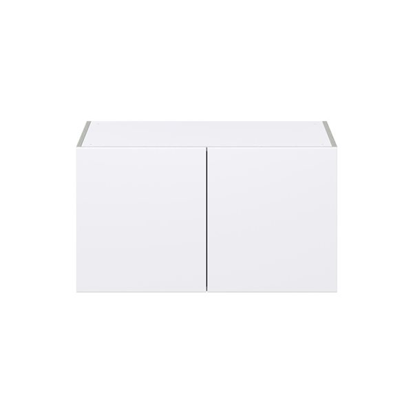 Hugo&Borg Lasalle 36 x 20 x 24.88-in Glacier White Door Wall Semi-Custom Cabinet