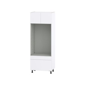 Hugo&Borg Lasalle 30 x 84.5 x 24.88-in Glacier White Door and Drawer Pantry Semi-Custom Cabinet