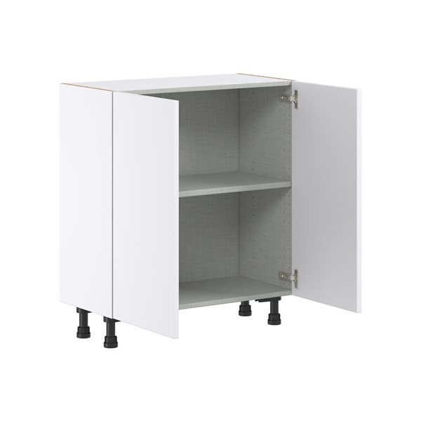 Hugo&Borg Lasalle 30 x 34.5 x 14.88-in Glacier White Door Base Semi-Custom Cabinet