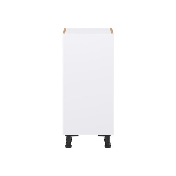 Hugo&Borg Lasalle 15 x 34.5 x 14.88-in Glacier White Door Base Semi-Custom Cabinet