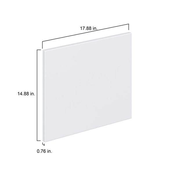 Hugo&Borg Lasalle 17.88 x 14.88 x 0.75-in Cabinet Door Front - White