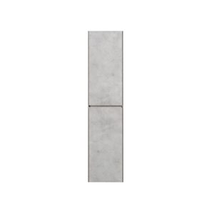 GEF Sadie 15.75-in W x 66.93-in H x 15.75-in D Grey MDF Wall-Mount Linen Cabinet