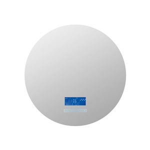 Miroir rond sans cadre blanc à DEL ALINA antibuée de 24 x 24 po par Sera