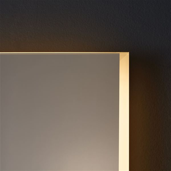 Sera Isabel 20 x 40-in LED White Rectangular Bathroom Mirror