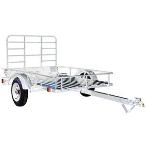 Dk2 4 x 6-ft Steel Utility Trailer With Ramp Gate