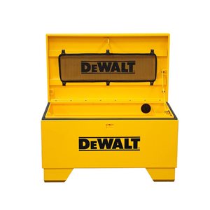 Coffre à outils de chantier DeWalt en acier jaune 32 po