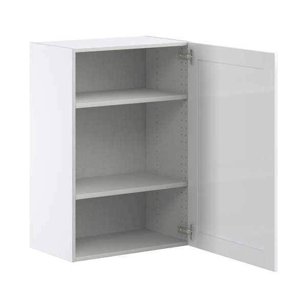 Hugo&Borg Rosemont 24 x 35 x 14.88 Glacier White Door Wall Semi-Custom Cabinet