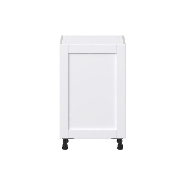 Hugo&Borg Rosemont 21 x 34.5 x 14.88 Glacier White Door Base Semi-Custom Cabinet