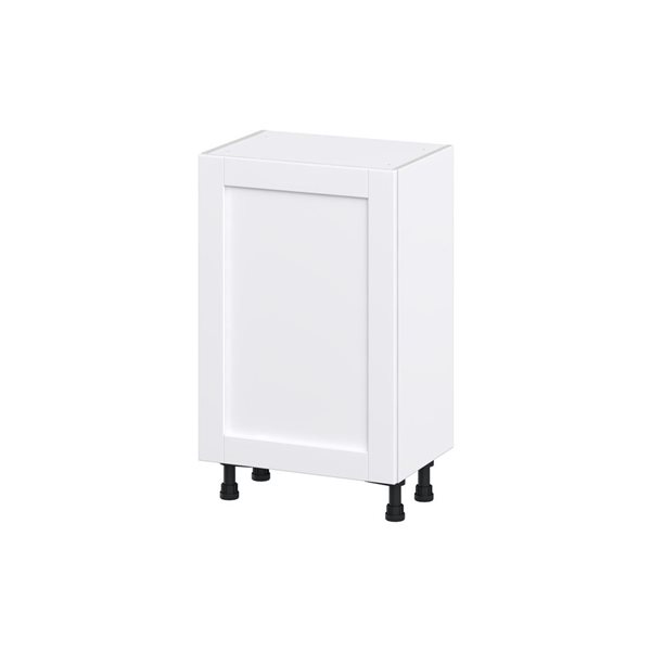 Hugo&Borg Rosemont 21 x 34.5 x 14.88 Glacier White Door Base Semi-Custom Cabinet