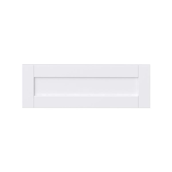 Hugo&Borg Rosemont  29.88 x 9.88 x 0.75 Cabinet Drawer Front White