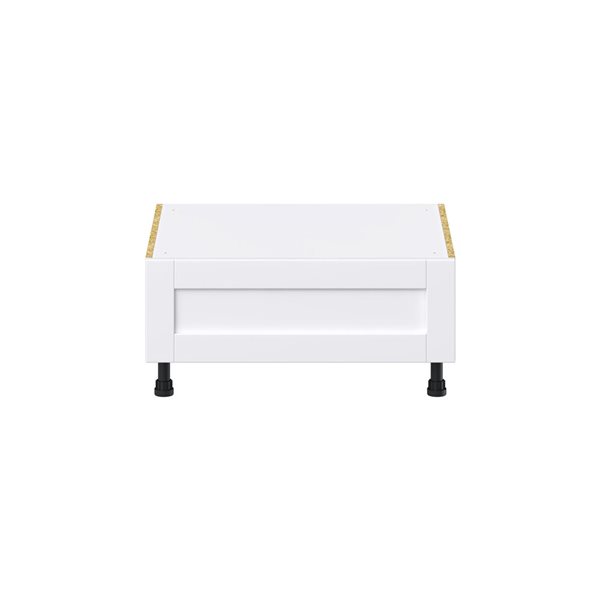 Hugo&Borg Rosemont 30 x 14.5 x 24.88 Glacier White Drawer Base Semi-Custom Cabinet