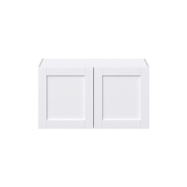 Hugo&Borg Rosemont 36 x 20 x 24.88 Glacier White Door Wall Semi-Custom Cabinet