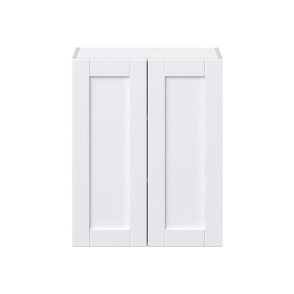 Hugo&Borg Rosemont 24 x 30 x 14.88 Glacier White Door Wall Semi-Custom Cabinet