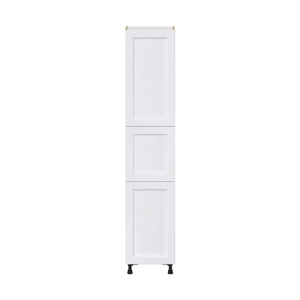 Hugo&Borg Rosemont 18 x 89.5 x 24.88 Glacier White Door Pantry Semi-Custom Cabinet