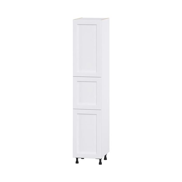 Hugo&Borg Rosemont 18 x 89.5 x 24.88 Glacier White Door Pantry Semi-Custom Cabinet