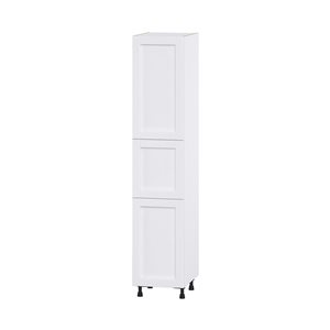 Hugo&Borg Rosemont 18 x 89.5 x 24.88 Glacier White Door Pantry Semi-Custom Cabinet