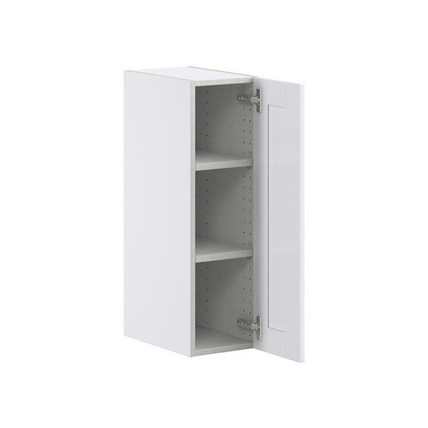 Hugo&Borg Rosemont 9 x 30 x 14.88 Glacier White Door Wall Semi-Custom Cabinet