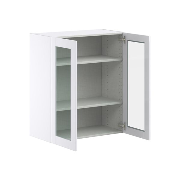 Hugo&Borg Rosemont 30 x 35 x 14.88 Glacier White Door And Drawer Wall Semi-Custom Cabinet