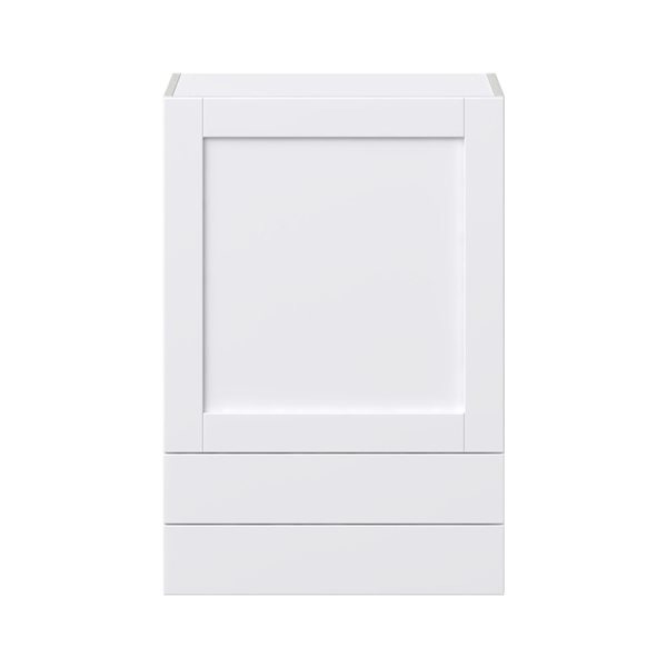 Hugo&Borg Rosemont 24 x 35 x 14.88 Glacier White Door And Drawer Wall Semi-Custom Cabinet