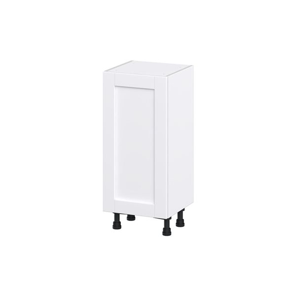 Hugo&Borg Rosemont 15 x 34.5 x 14.88 Glacier White Door And Drawer Base Semi-Custom Cabinet