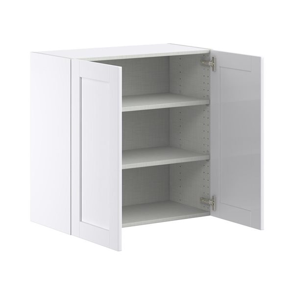 Hugo&Borg Rosemont 30 x 30 x 14.88 Glacier White Door Wall Semi-Custom Cabinet