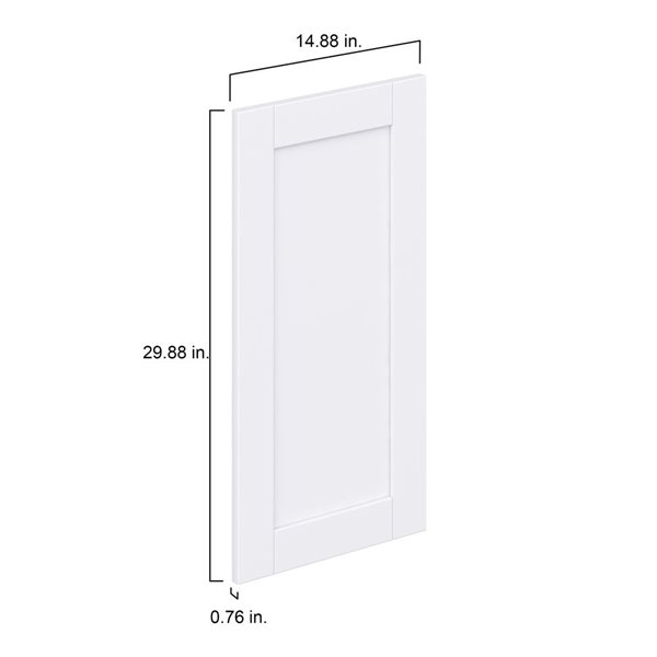 Hugo&Borg Rosemont 14.88 x 29.88 x 0.75 Cabinet  Front Door White