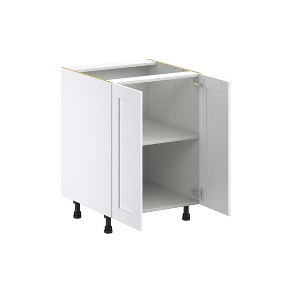 Hugo&Borg Rosemont 24 x 34.5 x 24.88 Glacier White Door Base Semi-Custom Cabinet