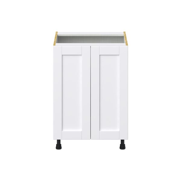 Hugo&Borg Rosemont 24 x 34.5 x 24.88 Glacier White Door Base Semi-Custom Cabinet