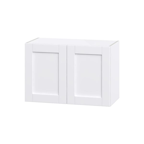 Hugo&Borg Rosemont 30 x 20 x 14.88 Glacier White Door Wall Semi-Custom Cabinet