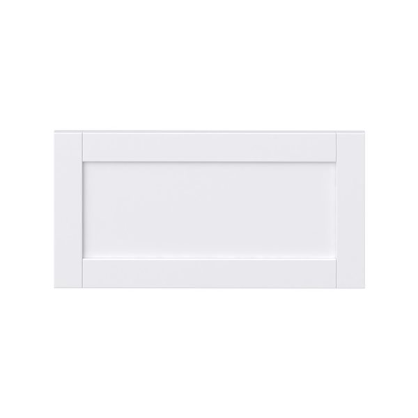 Hugo&Borg Rosemont  29.88 x 14.88 x 0.75 Cabinet Drawer Front White