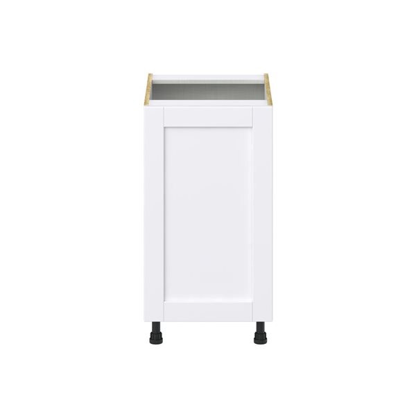 Hugo&Borg Rosemont 18 x 34.5 x 24.88 Glacier White Door And Drawer Base Semi-Custom Cabinet