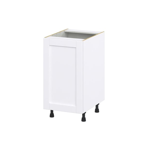 Hugo&Borg Rosemont 18 x 34.5 x 24.88 Glacier White Door And Drawer Base Semi-Custom Cabinet