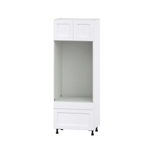 Hugo&Borg Rosemont 30 x 84.5 x 24.88 Glacier White Door And Drawer Pantry Semi-Custom Cabinet