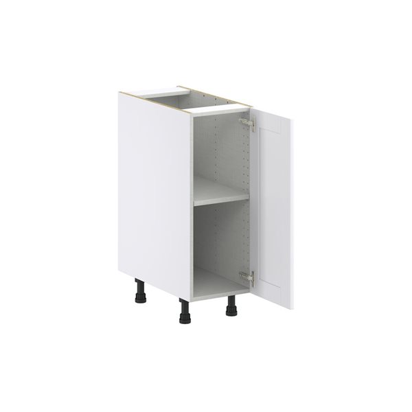 Hugo&Borg Rosemont 12 x 34.5 x 24.88 Glacier White Door Base Semi-Custom Cabinet