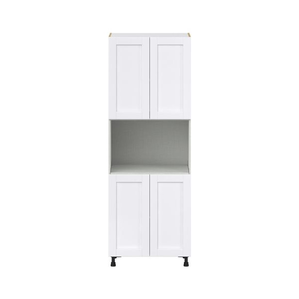 Hugo&Borg Rosemont 30 x 84.5 x 24.88 Glacier White Door Pantry Semi-Custom Cabinet