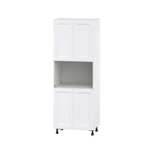 Hugo&Borg Rosemont 30 x 84.5 x 24.88 Glacier White Door Pantry Semi-Custom Cabinet