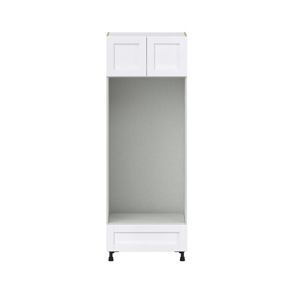 Hugo&Borg Rosemont 30 x 84.5 x 24.88 Glacier White Door And Drawer Pantry Semi-Custom Cabinet