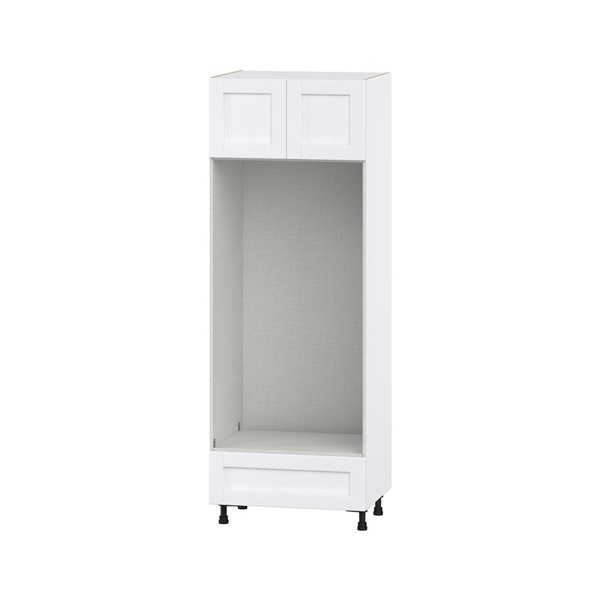 Hugo&Borg Rosemont 30 x 84.5 x 24.88 Glacier White Door And Drawer Pantry Semi-Custom Cabinet