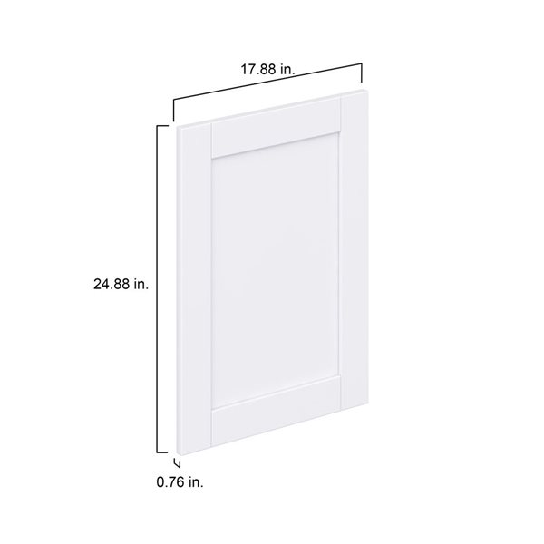 Hugo&Borg Rosemont 17.88 x 24.88 x 0.75 Cabinet  Front Door White