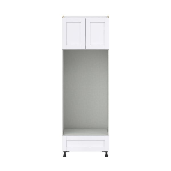 Hugo&Borg Rosemont 30 x 89.5 x 24.88 Glacier White Door And Drawer Pantry Semi-Custom Cabinet