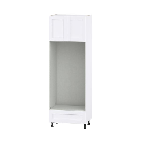 Hugo&Borg Rosemont 30 x 89.5 x 24.88 Glacier White Door And Drawer Pantry Semi-Custom Cabinet