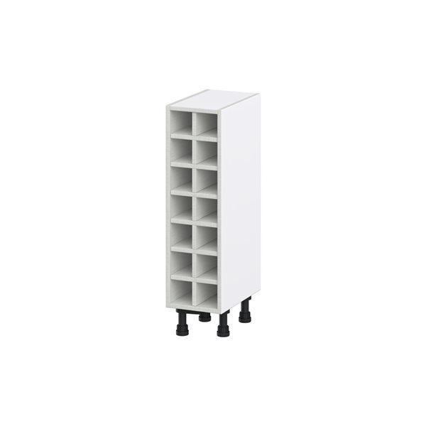 Hugo&Bord Rosemount Wine Rack 9 x 30-in White Cabinet