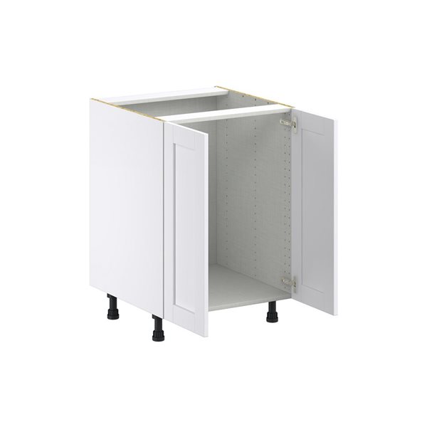 Hugo&Borg Rosemont 24 x 34.5 x 24.88 Glacier White Door Base Semi-Custom Cabinet